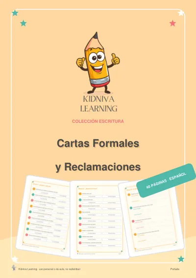 Portada de Cartas Formales y Reclamaciones