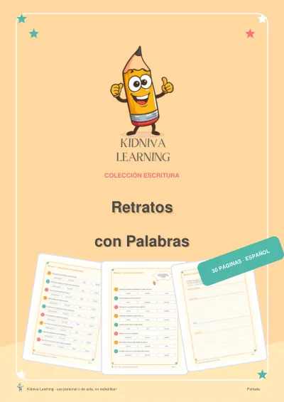 Portada de Retratos con Palabras