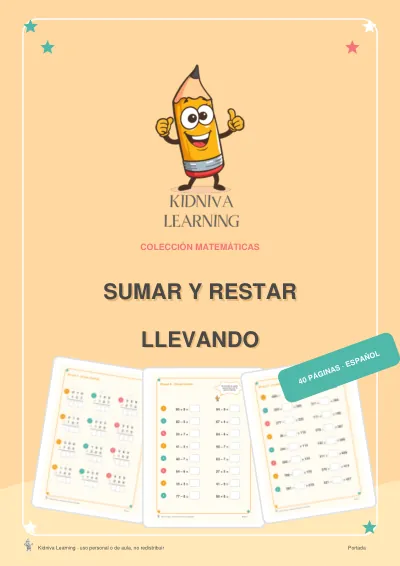Portada de Sumar y Restar Llevando
