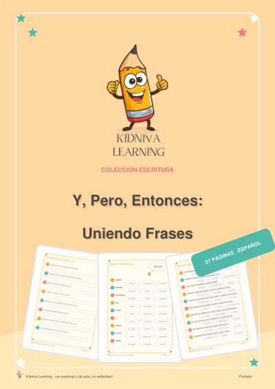 Portada de Y, Pero, Entonces: Uniendo Frases